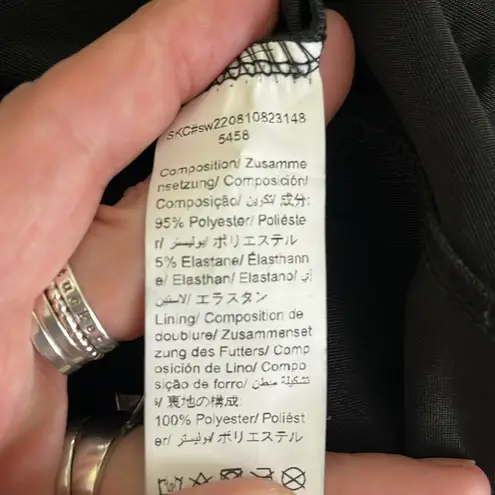 Faeriesty Elegant Off Shoulder Short Sleeve Satin Dress Black