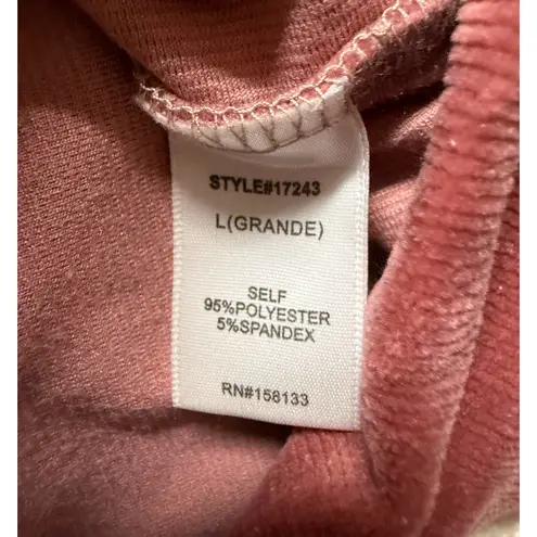 Staccato Pullover Sweater Womens Large Multicolor Striped L/S Casual 1/4 ZIP