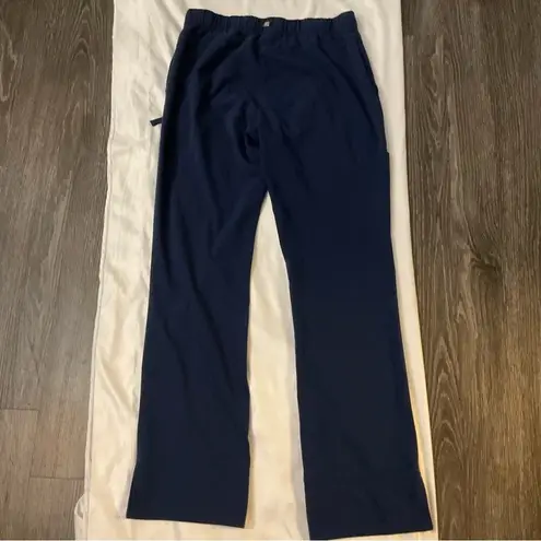 Grey’s Anatomy Split Cut Royal Blue Scrub Pants Size S Signature Line Barco