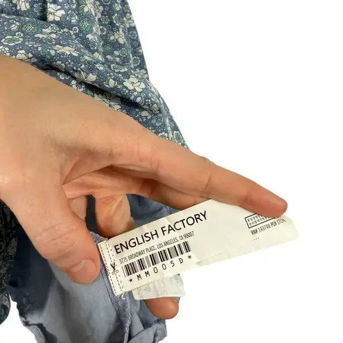 Tuckernuck Hyacinth House Romy Blue Floral Mini Tiered Dress Preppy Womens XS