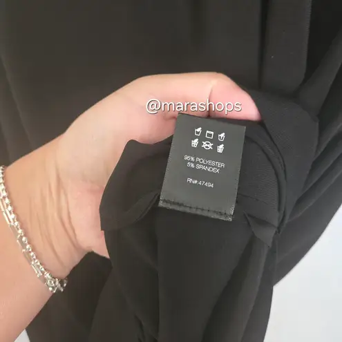 Norma Kamali Halter Turtle Side Slit Gown