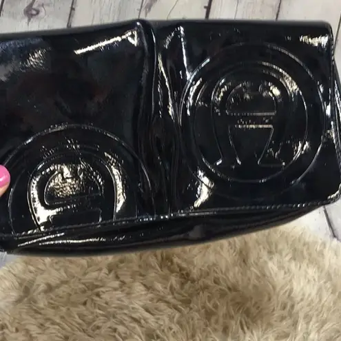 Etienne Aigner Aigner Black Wristlet Patent Leather GUC