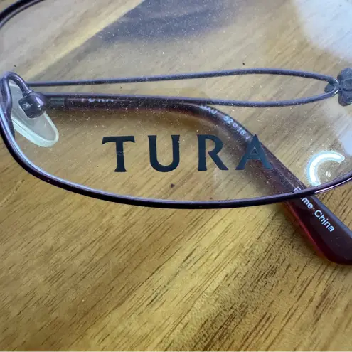 Tura MOD R207 flowers full rim wire eyeglasses frames 52 16 135 Gray - Image 2