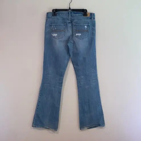 Abercrombie & Fitch  Madison flare bell bottom distressed jeans