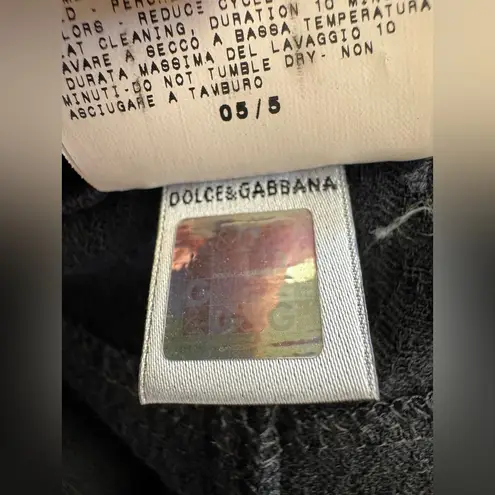 Dolce & Gabbana Vintage D&G Women’s Black Knee Length Skirt- Size 24/38