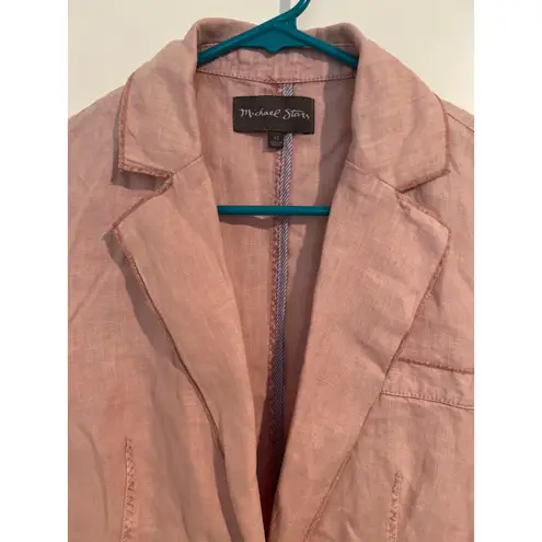 Michael Stars Woven Linen Deconstructed Blazer – Size XS