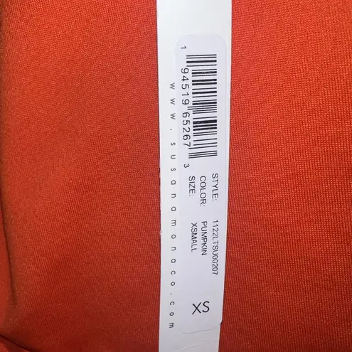 Susana Monaco  NWT String Slip Jumpsuit‎ in Pumpkin Color Size XS - Image 9