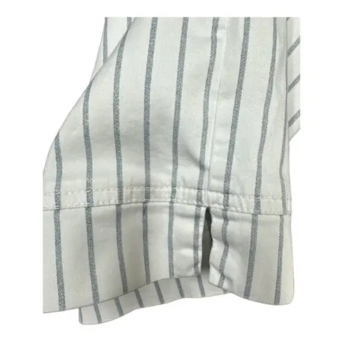 Vintage Point Zero Nicole Benisti Capris White With Blue Stripes Size 11/12