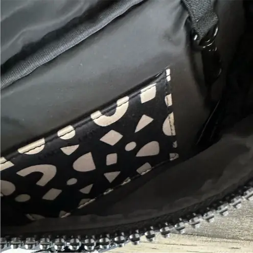 Dagne Dover NWOT Ace Fanny Pack Belt Bag in Black White Block Party Print