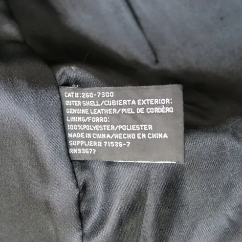 Jacqueline Ferrar Vintage 80s Black Leather Belted Jacket