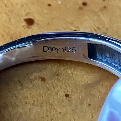 Matrix Turquoise Sterling Silver Ring Size 8 Blue