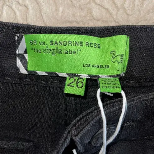 Sandrine Rose SR vs. High Rise Skinny Jeans Black Size 26 New Black