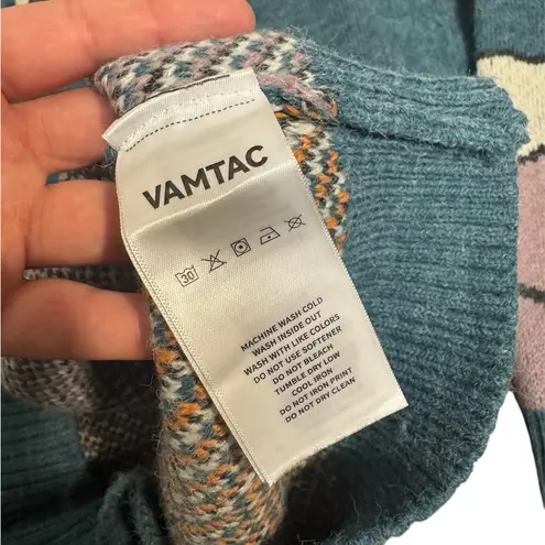 Aelfric Eden  Oversized Dinosaur Graphic Knit Sweater Unisex Size L