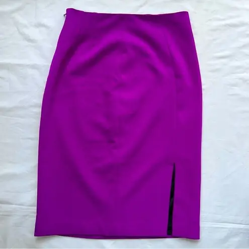 Ellen Tracy fuschia pencil straight skirt size 2