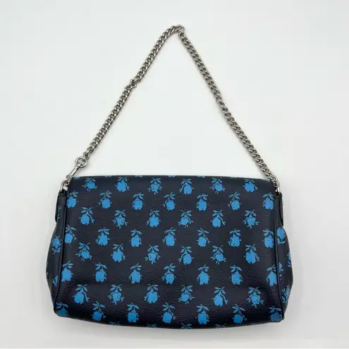 Coach  Mini Ruby Crossbody Bag Badlands Floral Midnight Navy Blue Clutch Wristlet