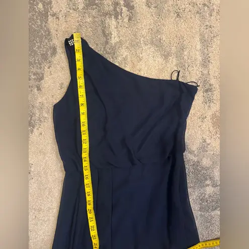 Adrianna Papell Adrianna Blue Formal  One-Shoulder Dress