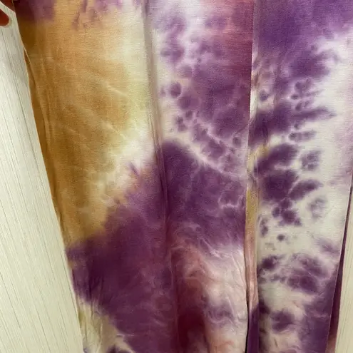 21 Saints Purple Tie Dye Wide Leg Jumpsuit Size M Size M