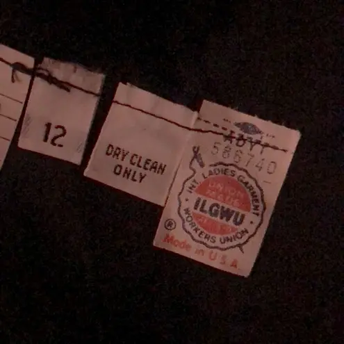 Neiman Marcus Vintage Scassi Boutique Navy Sheer Polka Dot Tulle Party Dress S-M