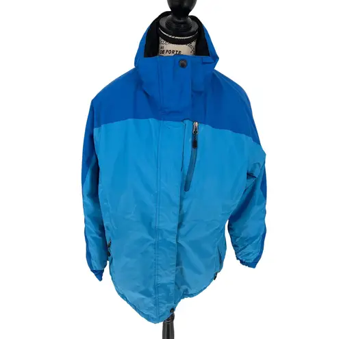L.L. Bean Rugged Ridge Parka Blue Jay/Crisp Lapis Size Large Waterproof Ski EUC