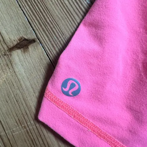 Lululemon  Neon Peach Biker Shorts