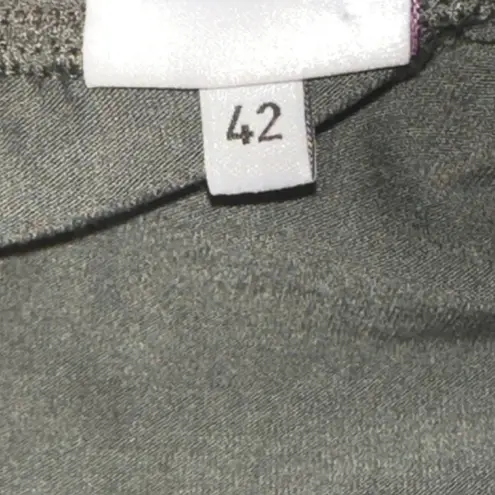 Lascana Olive Green Off Shoulder Long Sleeve Maxi Dress with Pockets US 10