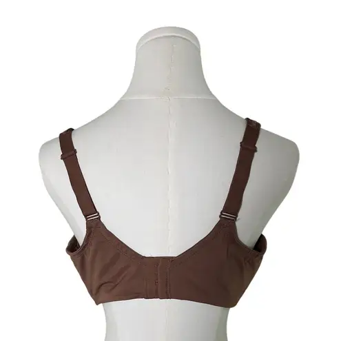 Soma 40DDD Minimizer Bra Brown Floral Lace Unlined Supportive Full Coverage Size undefined