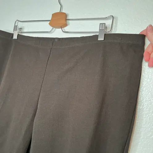 Karen Kane chocolate brown pull on piper ankle length pants size 20W