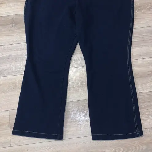 Pajama Jeans Woman’s 3X Stretchy Comfy Pull On Bootcut Jeans