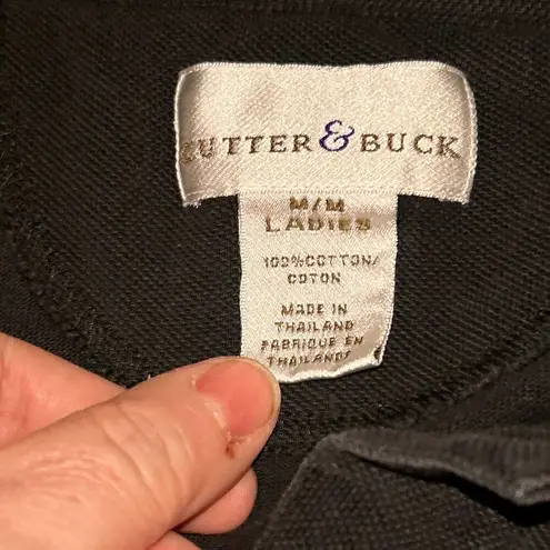 Cutter and Buck Women's Medium Polo, Black, Georgia Tech Logo