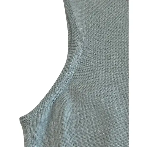 Vintage Escada for Neiman Marcus Silk and Cashmere Tank Womens Size 10 (M) Italy Blue