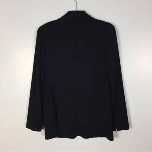 Ellen Tracy Linda Allard Wool Hidden Button Blazer