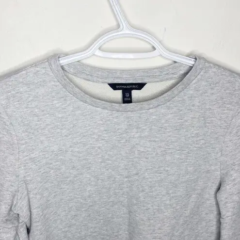 Banana Republic  Grey Bell-Sleeve Couture Sweatshirt size XS