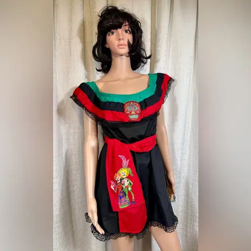 Spirit Halloween Día de los Muertos Dress Skull Costume Mexican Festival Style