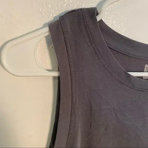 Gilligan & O’Malley Crewneck Tank Top Dark Gray