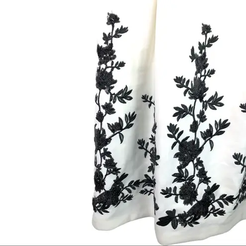 Donna Ricco - Ivory/Black Floral Dress - 6