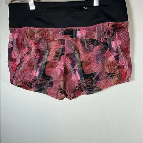 Lululemon  Athletica Pink Patterned Athletic Shorts