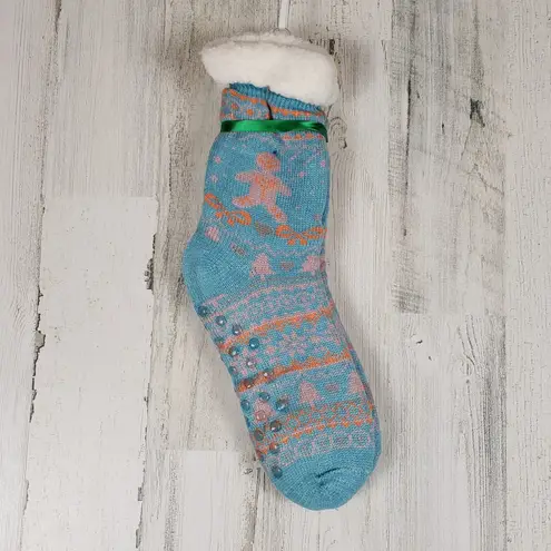 NWT Mari Clare Sherpa Lined Knit Winter Holiday Design No