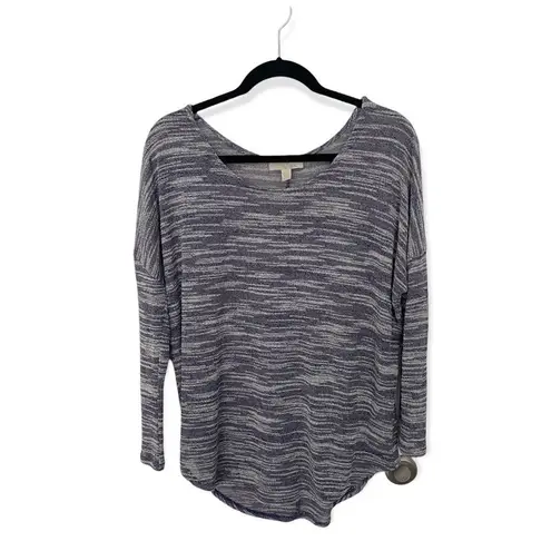 Olive & Oak SZ LG loose-fitting textured blouse