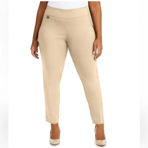 Alfani Plus Size Tummy-Control Pull-On Skinny Pants