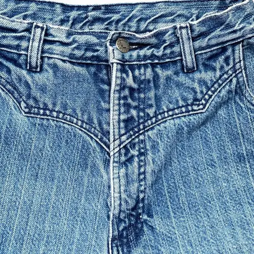 Rocky Mountain Vintage Clothing Striped High-Rise Medium Wash Western Jean