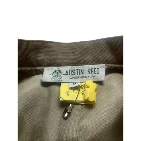 Vintage Austin Reed London wool 2 pc suit sz 6 Tan