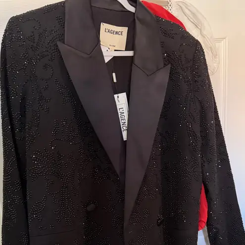 L'Agence L’AGENCE Jericho double-breasted tuxedo-style blazer