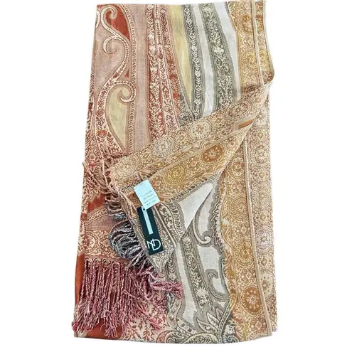 ND FASHION trendy scarf Tan