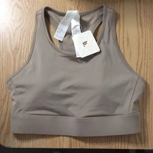 New Women's Trinity High Impact Tan Khaki Taupe Sports Bra Size Small $75 Retail