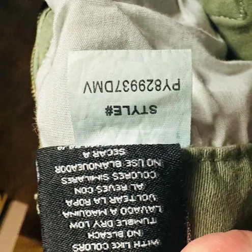 FAITH OVER FEAR Women's Army Green Distressed Skinny Jeans Size Small