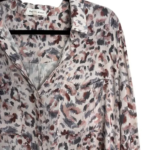 Bella Dahl  Hipster Relaxed Animal Print Button Down Shirt