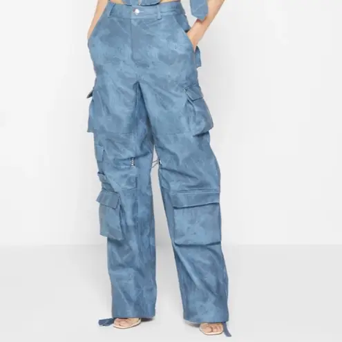 Maniere De Voir blue cargo pants