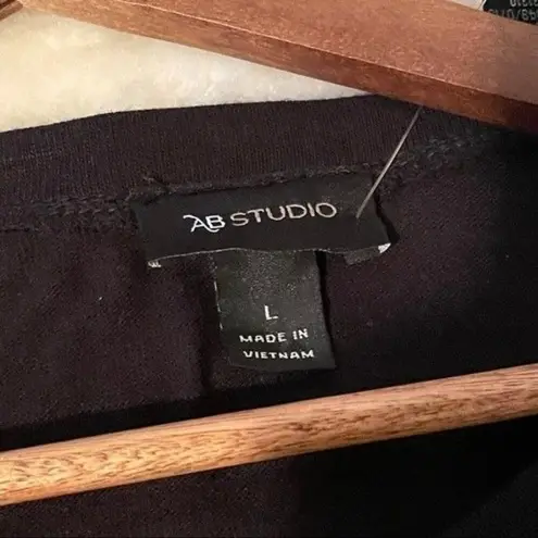 AB Studio  New Sweater with Matching Multi-Color Scarf Size Large