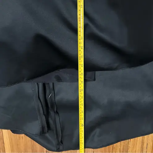 ABS Allen Schwartz Evening Women’s Size 8 Black Low Back Formal Dress Gown