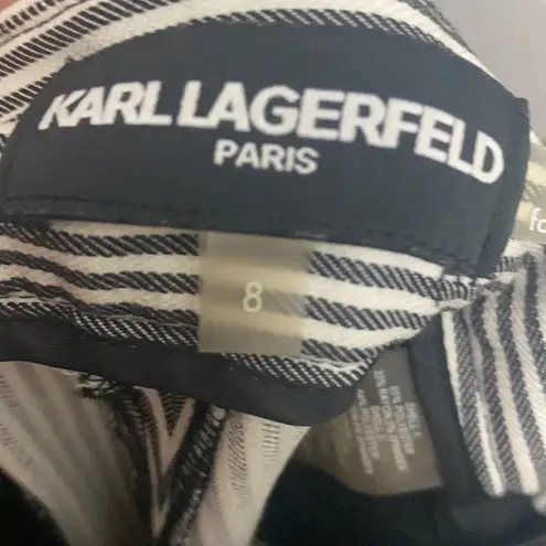 Karl Lagerfeld Striped Capri Pants